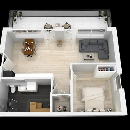 Gebirgsresort - 2 0 1 Daire